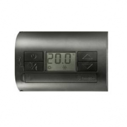 finder termostato da parete digitale nero  finder 1t3190032000