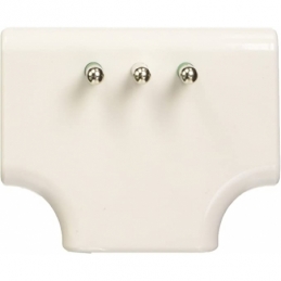 fanton adattatore triplo piatto spina italiana 2p+t 16a s17 a 3p17/11 bi fanton 82220