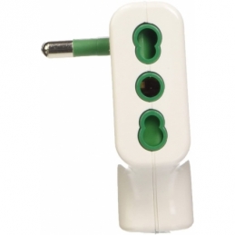 fanton adattatore triplo piatto spina italiana 2p+t 16a s17 a 3p17/11 bi fanton 82220