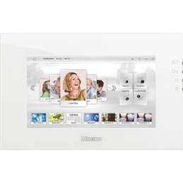 bticino multimediale touchscreen a colori a 10 pollici myhome bianco mh4893...