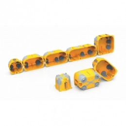 bticino scatola da cartongesso 2posti 2 moduli bticino pb502n