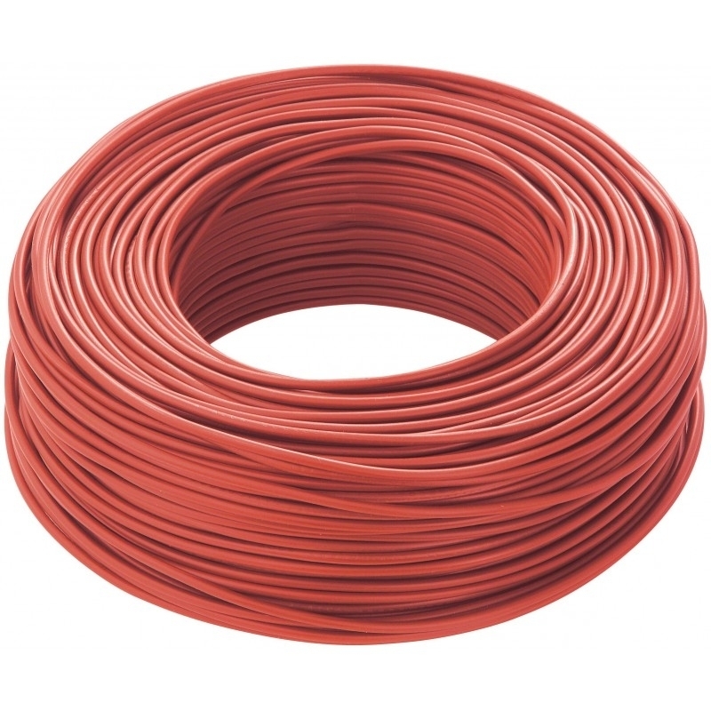 fs17 cpr n07v k 1 x 4 rosso 3000  cavo cordina filo elettrico unipolare matassa 100 metri  FF5FS1714R