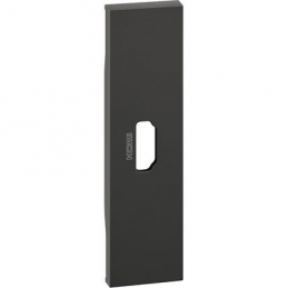 bticino living now cover per presa hdmi 1 modulo nero bticino kg14