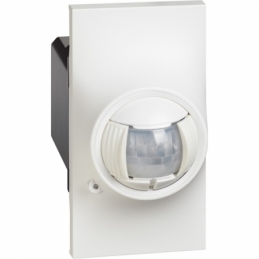 bticino living now rilevatore a doppia tecnologia pir + mw portata 8 metri   2 moduli bianco bticino 4275