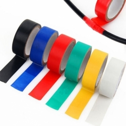 nastro adesivo isolante in pvc  autoestinguente 0.15mm x 19mm x 25mm imq ASI338471925VE