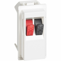 bticino living now connettore altoparlante home cinema  1 modulo bianco bticino kw4294