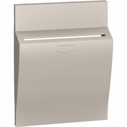 bticino living now cover per tasca portabadge per  k4548 k4549  3 moduli sabbia bticino km22