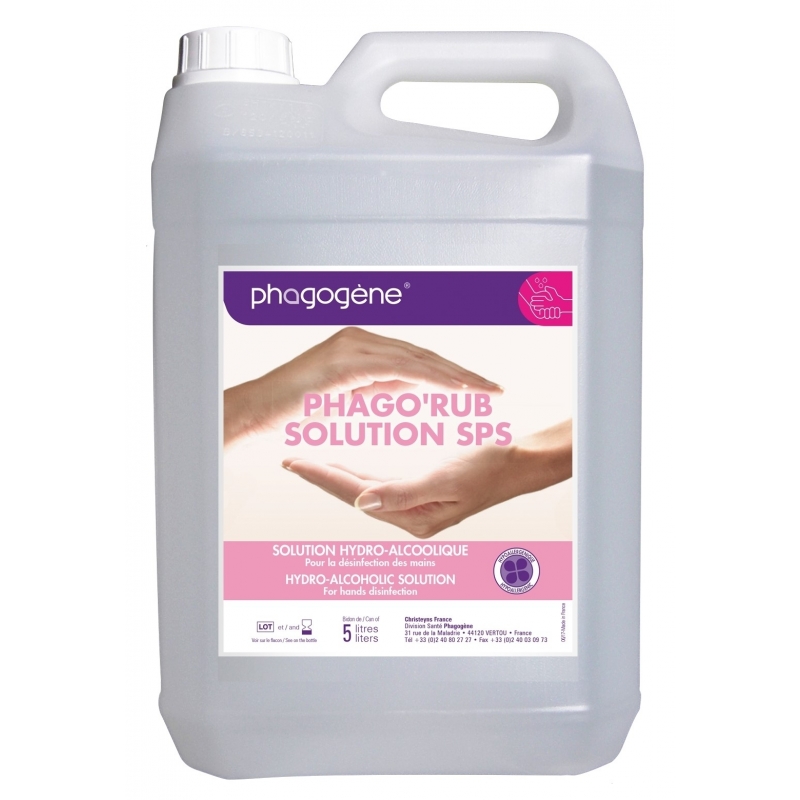 soluzione idroalcolica igienizzante per la disinfezione delle mani professionale 5 litri 72570