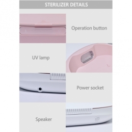 contenitore sterilizzatore virucida battericida al 99% UV portatile box S3