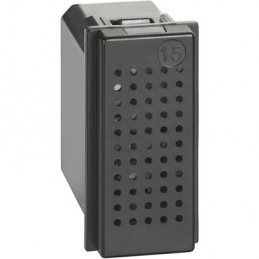 Suoneria campanello din don  in bronzo 12 Va.c.  8 VA  80 dB 1 modulo nero k4351v12