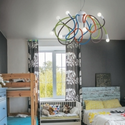 Ideal Lux multiflex sp8 color lampadario sospensione ideal lux141909