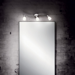 Ideal lux cromo snake ap3 lampada da parete applique ideal lux 002774