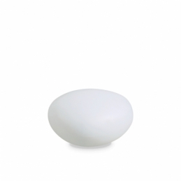 ideal lux sasso bianco  pt1 d40  lampada da terra e 27 40w  IDEAL LUX 161761
