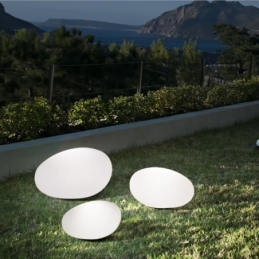 ideal lux sasso bianco  pt1 d40  lampada da terra e 27 40w  IDEAL LUX 161761