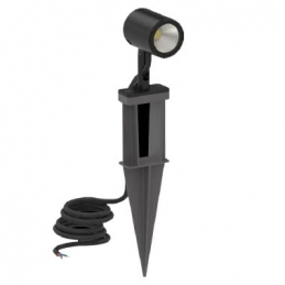 lombardo ago garden proiettore led 6w 700 lumen  4000k a picchetto   colore nero 40° lombardo LL126001MN