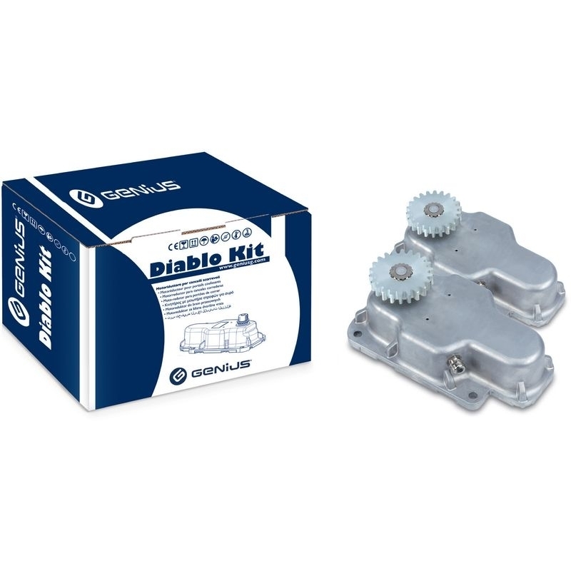 genius diablo kit 868 mhz kit per cancelli a due ante battenti 2