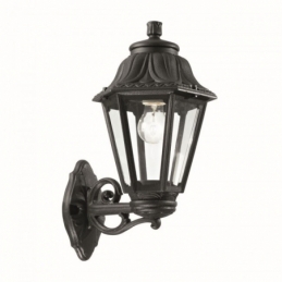 ideal lux anna ap1 big  lampada da parete esterno 1 luce nero IDEAL LUX 101491