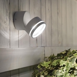ideal lux omega ap1  round applique da esterno antracite IDEAL LUX 172552