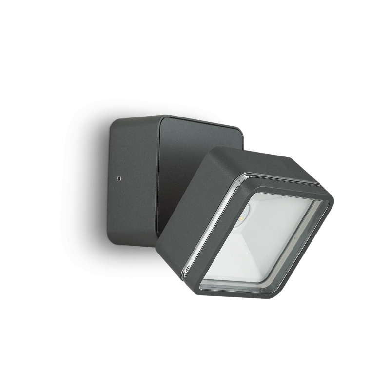 ideal lux omega square ap1 antracite applique da esterno e interno IDEAL LUX 172514