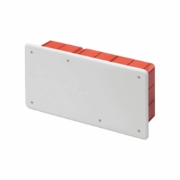 gewiss cassetta incasso  di derivazione e connessione  con guida din  294x152x75 coperchio bianco ral 9016 gewiss gw48007