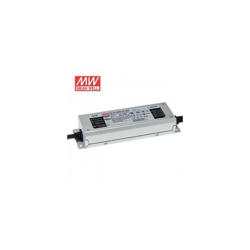 mean well   alimentatore ip67  ac/dc xlg-200-24 da 200w dc 24v  4251
