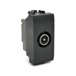 bticino living international presa tv antracite passante compatibile con ln4202p14