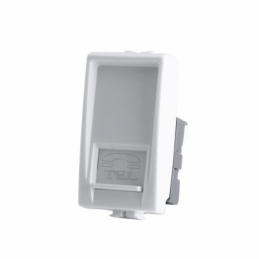 presa telefonica bianca rj11 compatibile con bticino matix am5958/11n