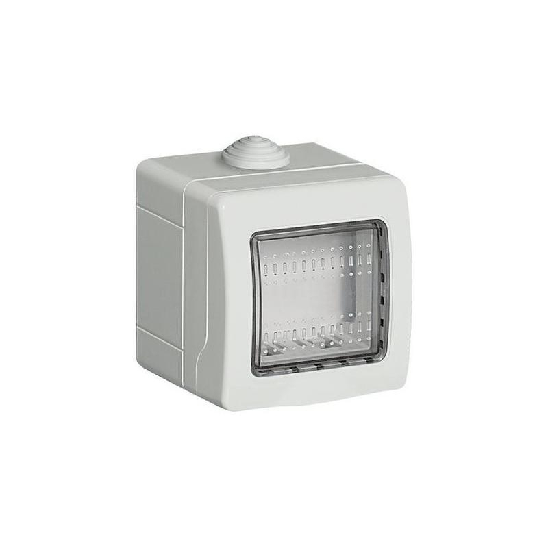 custodia 2 posti ip55 composta da base e coperchio compatibile matix 25502