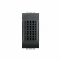 suoneria antracite nera 6a 220v compatibile con bticino living international l4351/230