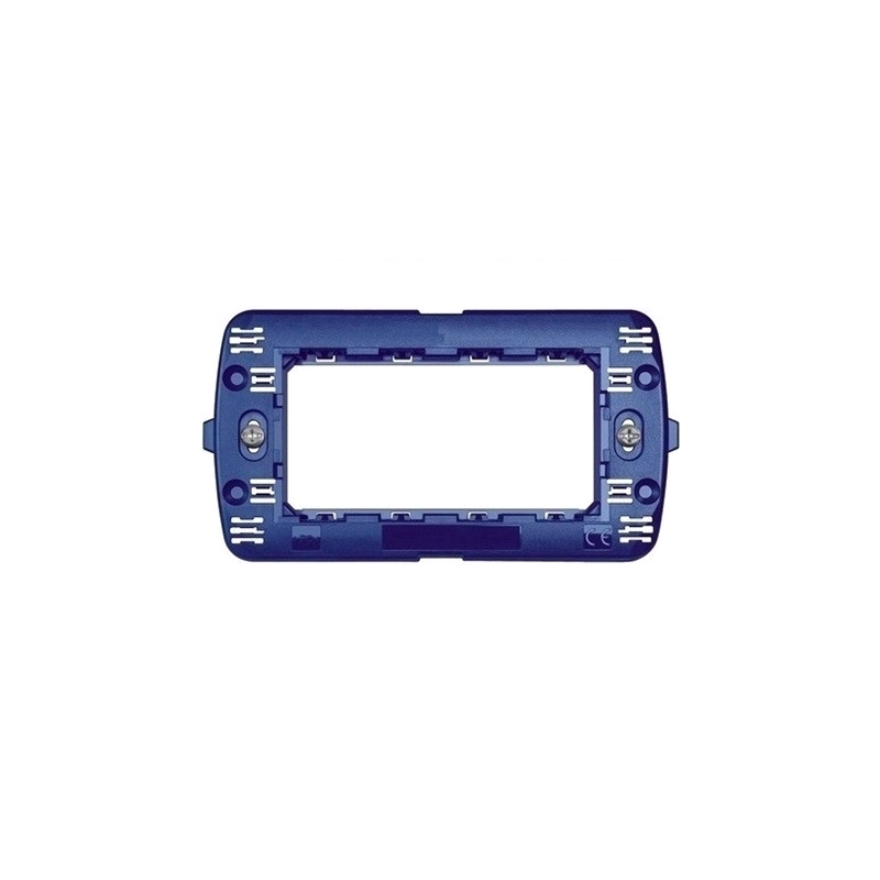 cestello supporto 4 posti moduli compatibile con bticino ln4704