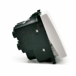 Invertitore 1p 16 a 250 v illuminabile  bianco compatibile vimar plana 14013