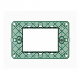 supporto 3 moduli compatibile con vimar plana 14613