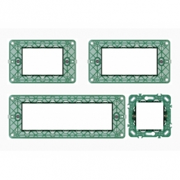 supporto  7 posti compatibile con vimar plana 14617