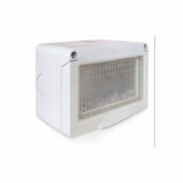 contenitore idrobox stagno bianco ip55 4 moduli posti compatibile con vimar plana 14904