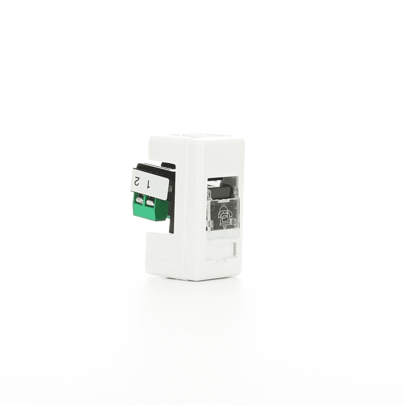 Alantec Connettore MB001 RJ45 Nero, Bianco