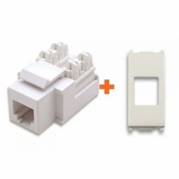 Cus 620 presa RJ11 bianca