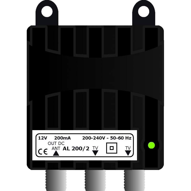 Cus 007 alimentatore 2 uscite 200mA