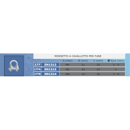 Cus 177 morsetto serrafune