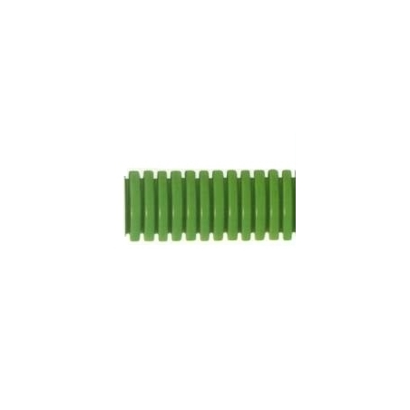 tubifor diametro 25 tubo pieghevole  verde corrugato con tirafilo TUBTF01025VT050