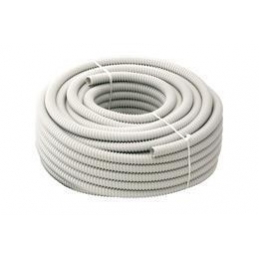 tubifor diametro 25 tubo pieghevole bianco corrugato con tirafilo 50 metri TUBTF01025WT050