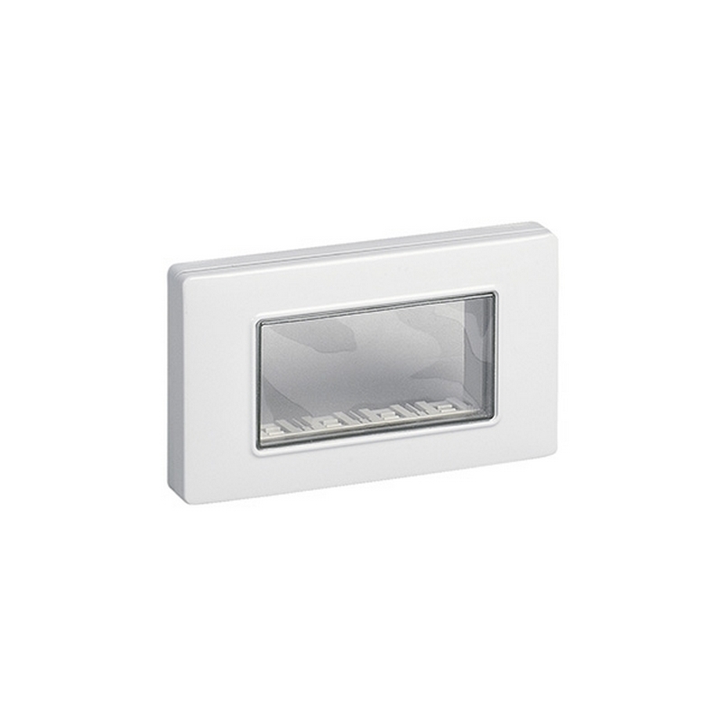 Vimar Plana Eikon Arke Calotta Placca Stagna Ip55 4 Moduli Bianca 