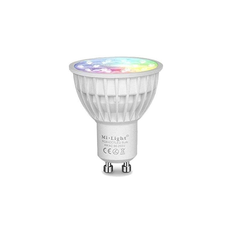 milight faretto led gu10 4W RGB + CCT dimmerabile via radio lampada Mi Light 2261