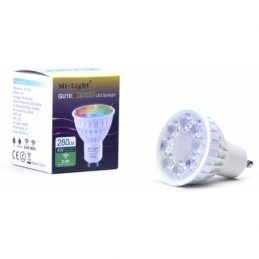 milight faretto led gu10 4W RGB + CCT dimmerabile via radio lampada Mi Light 2261