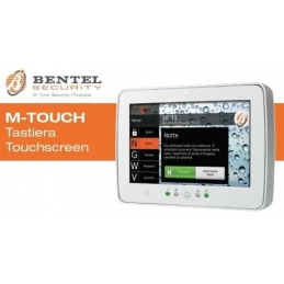 bentel tastiera di comando m-touch touch screen per centrale di allarme serie absoluta