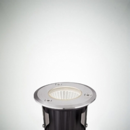 faretto calpestabile led 9W IP67 angolo 38° 12V acciaio inox luce  Naturale 1980 qualitativo