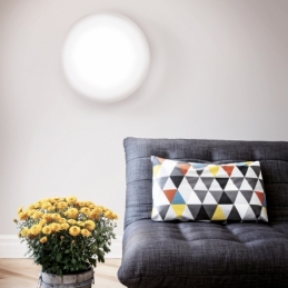 Eglo 93632 Beramo singolo LED luce parete acciaio inox bianco plastica plafoniera moderna