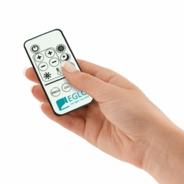 Eglo 93632 Beramo singolo LED luce parete acciaio inox bianco plastica plafoniera moderna