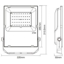 Mi-Light Faro Proiettore LED 50W RGB+CCT 2700-6500K 220V IP65 FUTT02 2294