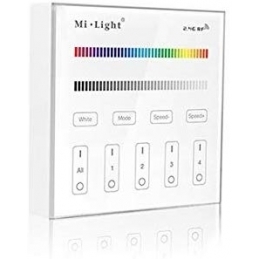 Controller da Parete Touch Mi Light 2.4GHz 4Zone per RGB RGBW Dimmer Mod B3 2205