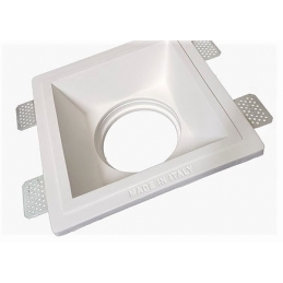faretto da incasso in gesso ceramico quadrato per ar111 csf042